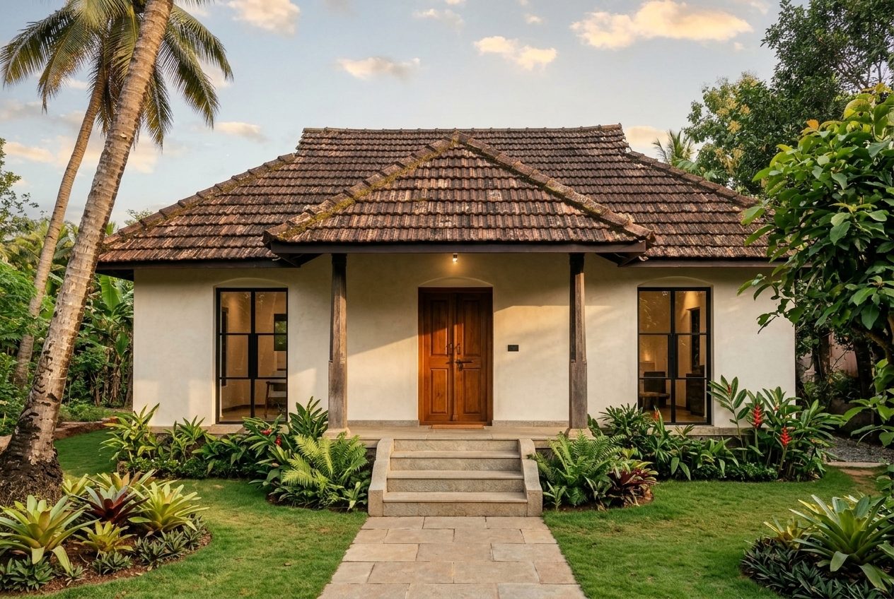 Family home, Kannur — after renovation